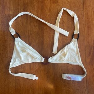 ERES Cream Bikini Top Size 6